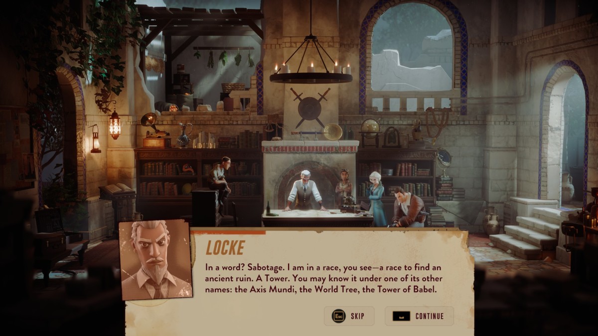 The Lamplighters League home base dialog.